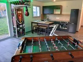 Logement insolite avec Jeux et Jacuzzi