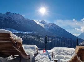 Mattertal Lodge、Embdのシャレー