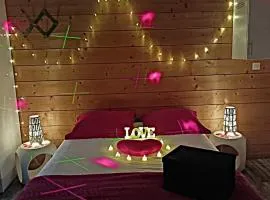 Gîte romantique ambiance Love Room entre Bordeaux et Lacanau océan