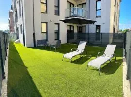 Piso en Ares a 400 m de la playa con jardín privado