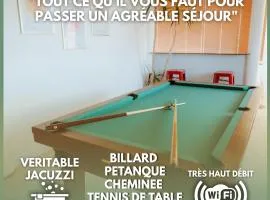 VillaNonna, jacuzzi, billards, pétanque, ping-pong, 12 couchages, terrasse plein soleil - Larès