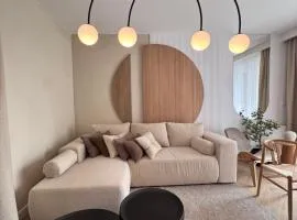 Family & Business Sauna Apartments Baltic Horizon No 3 PREMIUM SPA - 3 Bedroom with Private Sauna, Jacuzzi, Rooftop Gym & Panoramic Terrace, Balcony, Underground Garage