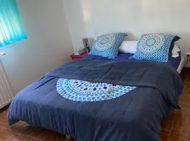 Chambre avec un lit King size