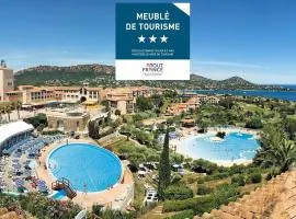Cap Esterel, quartier Belvédère 2p meublé tourisme 3 étoiles climatisé Rez-de-Jardin, Vue Mer, WIFI, Piscine et Parking inclus