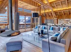Chalet 5★, 15 pers, 7 chambres, piscine, proche pistes à La Clusaz - FR-1-304-299