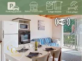 CAP SURF, Superbe Duplex, WIFI, 5 min à pied du centre ville