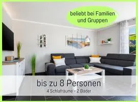 Komfortables Ferienhaus Strandzauber auf Fehmarn für 8 Personen mit 4 Schlafzimmern und 2 Bädern
