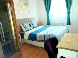 Apt au calme, 2-3 chambres, Sauna, 2 parkings, wifi