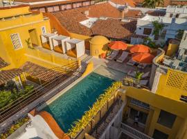 Casa Carolina Luxury Wellness Hotel, hotelli kohteessa Cartagena de Indias