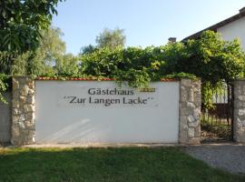 Gästehaus Zur Langen Lacke, alquiler vacacional en Apetlon