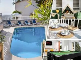 Villa Miramar with Pool, BBQ, Billiard & Sea View