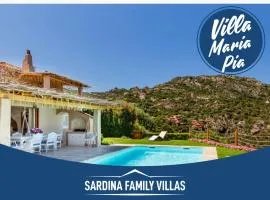 Sardinia Family Villas - Villa MariaPia with private pool and seaview