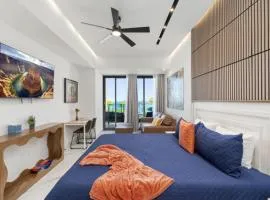 Encantame Soleil studio lock off sleeps 4