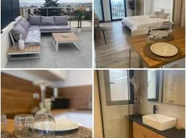 l'hippy chic jacuzzi superbe vue étang de Thau