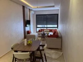 Beautiful New High Standing one-Bedroom Apartment, Air-Conditioning, Fiber Optic, Balcony