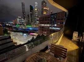 Melbourne River MCG View