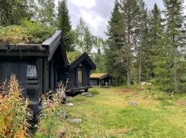 Traditionel Bjælkehytte Ved Seljordsvannet-Søen