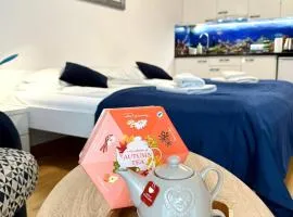 AL-DOM Apartament Seaside z bocznym widokiem na morze i miejscem w hali garażowej