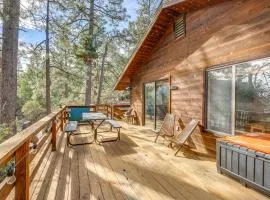 Idyllwild Cabin with Deck and Tahquitz Peak Views