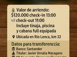 Cabañas murmullo del rio lenca