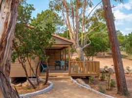 Camping California, campsite in Pinarellu