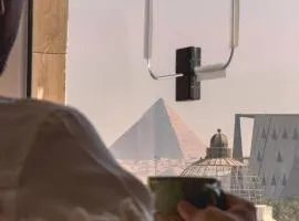 Fancy Pyramids View Khan Giza's Gem