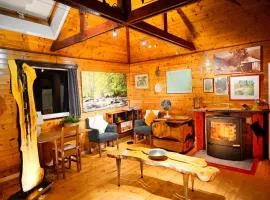 Vintage chalet in a very beautiful landscape
