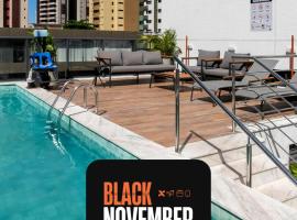 Simple Smart By Xtay - Novo, aconchegante e a 7min do Manaíra Shopping, hôtel à João Pessoa