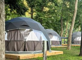 Boutique Glamping Dome in the Catskill Mountains, hotel v destinaci Gilboa