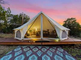 Tranquil Winter Bell Tent Adventure