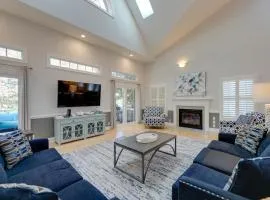 Theater Room and Deck at Massive Salt Pond Home!