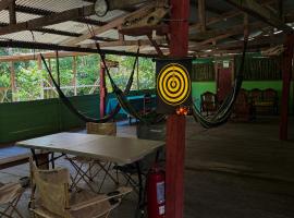Estaci&oacute;n Biol&oacute;gica Santa Mar&iacute;a de F&aacute;tima II Zona, campamento en Iquitos