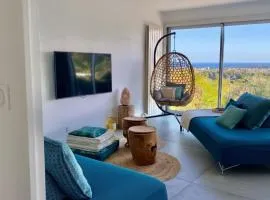 Villa vue Mer panoramique, Plage 10min, Piscine, Tennis, Pétanque