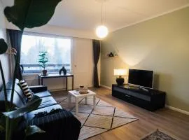 Renovated 60m2 flat & free parking, balcony, Wifi