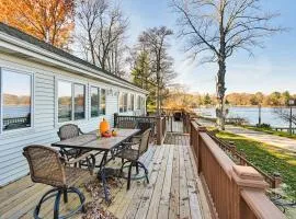 Dock and Gazebo! Lakefront Duplex Near South Haven