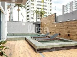LUGA: Studio com lazer e ótima localização