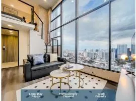 Duplex near BTS l Rooftop Pool l Skyline l Sontana