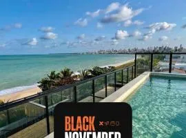 Restinga by Xtay - Studios com piscina e academia, pé na areia em João Pessoa