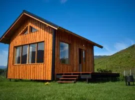 Chalet con vistas a las montañas