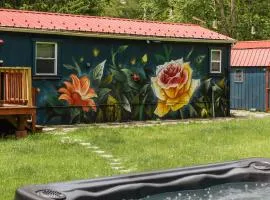 Countryside Escape Pond Hot Tub Cabin Bloom