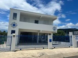 Casa Isla Azul, 4BR-3Ba-2Kit Wi-Fi, AC, Pool, Solar Power Boqueron Puerto Rico Walk to El Poblado Cabo Rojo