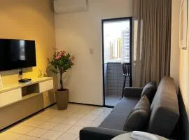 Flat 1106 próximo à praia - Condomínio Biarritz