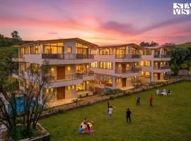 StayVista at Mount Brook with Mountain views, AC, Lawn