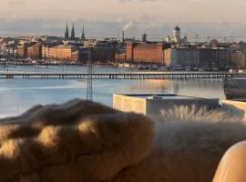 Scandinavian Minimalist Seaside Flat on Top Metro with downtown view