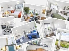 4 Bedroom Elegant House Near Peterborough City Center with Free Parking - Angus Suites by Contractor Lettings