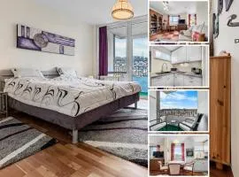 Ausblick Spessart Ferienwohnung nähe Therme und Salzgrotte