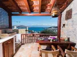 Leonidas Traditionelles Kretisches Haus Mit Meerblick