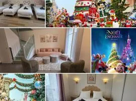 Disney Garden, maison familiale 5 ch 4 sdb 9 min Disneyland!