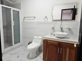 Habitación con pérgola independiente