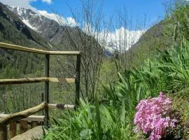 Baita In Pietra Con Vista Sulla Valle Di Ala